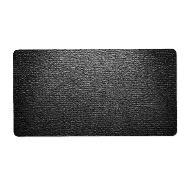 Etiqueta Textura em Papel Preto para Fundo (Frente)