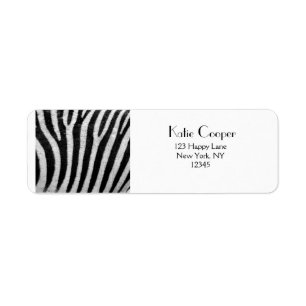 Etiqueta Textura legal do teste padrão da zebra