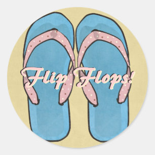 Etiqueta Textured dos flip-flops