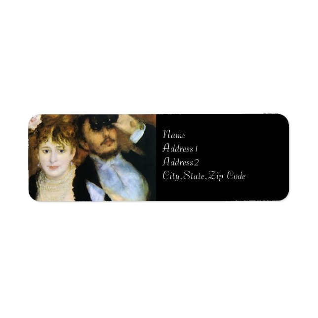 Etiqueta The Theater Box por Renoir (Frente)