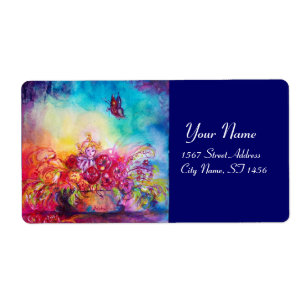 ETIQUETA THUMBELINA, FLOWER BASKET E BUTTERFLY