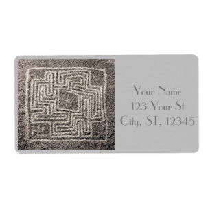 Etiqueta Thunder_Cove da Pedra do Maze do Hemet