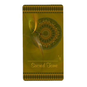 Etiqueta Tialtiu Harvest Deusa Abstrato Art