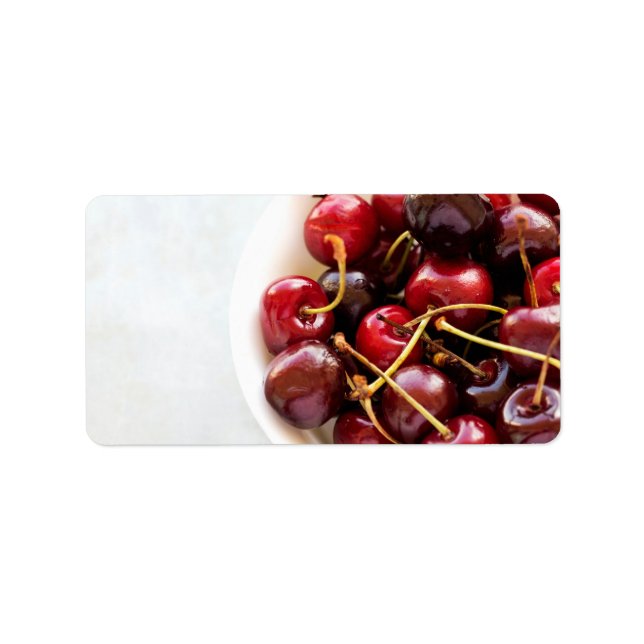 Etiqueta tigela de cerejas (Frente)