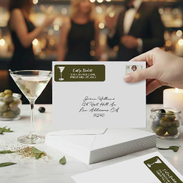 Etiqueta Tini Bit Of Fun Martini Soirée Return Address