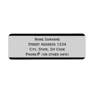 Etiqueta Tinta preta