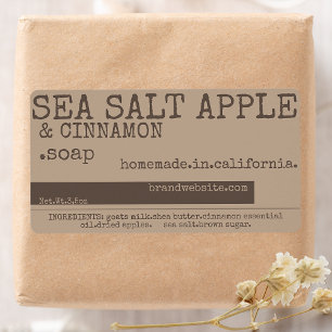 Etiqueta Tipo de Vintage Encapsulamento de Produtos de Sab