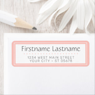 Etiqueta Tipografia de script elegante e branco com estilo