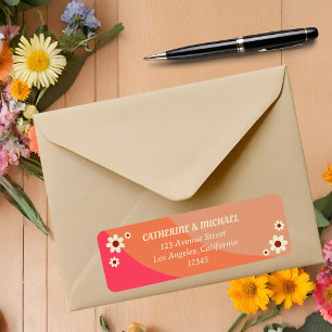 Etiqueta Tipografia em negrito retrorreflectora Casamento C