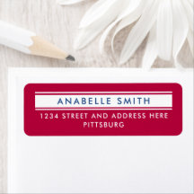 Tipografia Simples Vermelha Branca Azul Americana