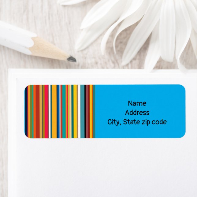 Etiqueta Tiras Modernas do Século médio (Insitu)