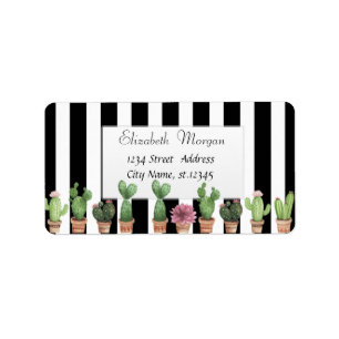 Etiqueta Tiras Negras de Na moda Moderno