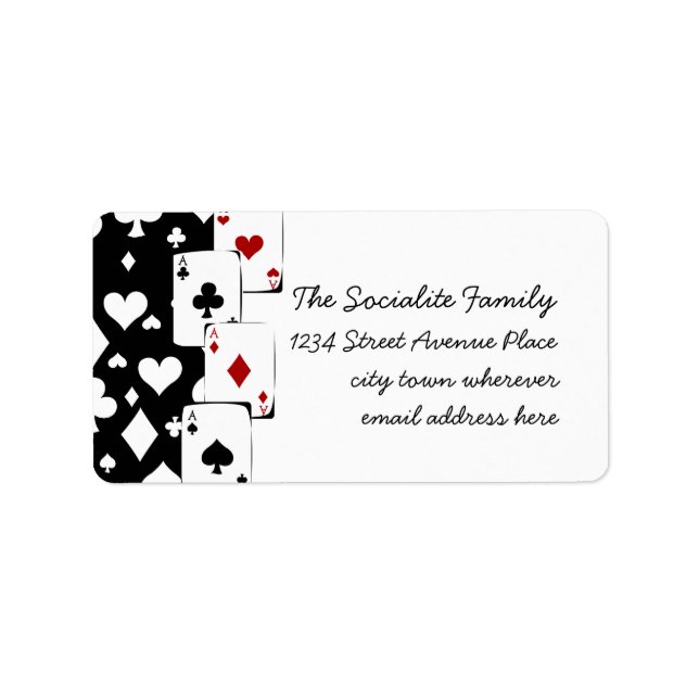 Etiqueta Todos os Aces (Frente)