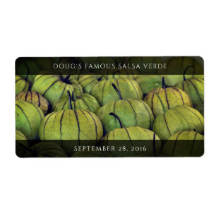 Etiqueta Tomálos Verdes / Tomates De Casca
