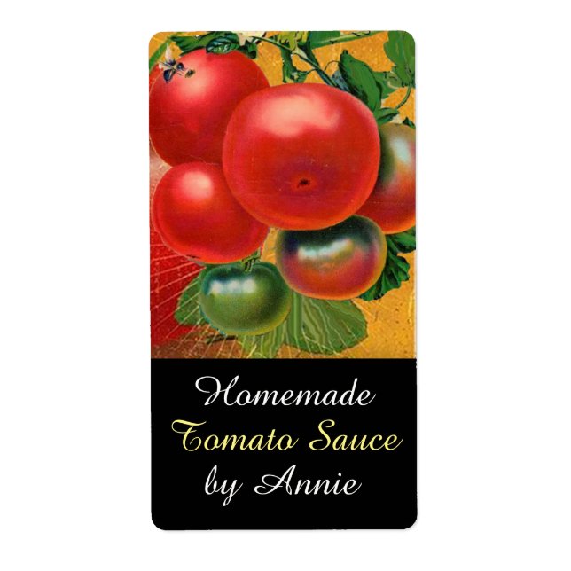 ETIQUETA TOMATES KITCHEN PRESERVAS, CANETA, TOMATE (Frente)