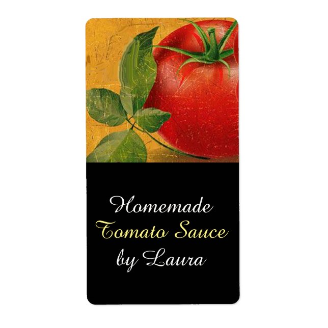 ETIQUETA TOMATES KITCHEN PRESERVAS, CANETA, TOMATE (Frente)