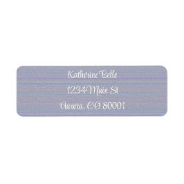 Etiqueta Tons de Listra Horizontal de Lavanda com Textura