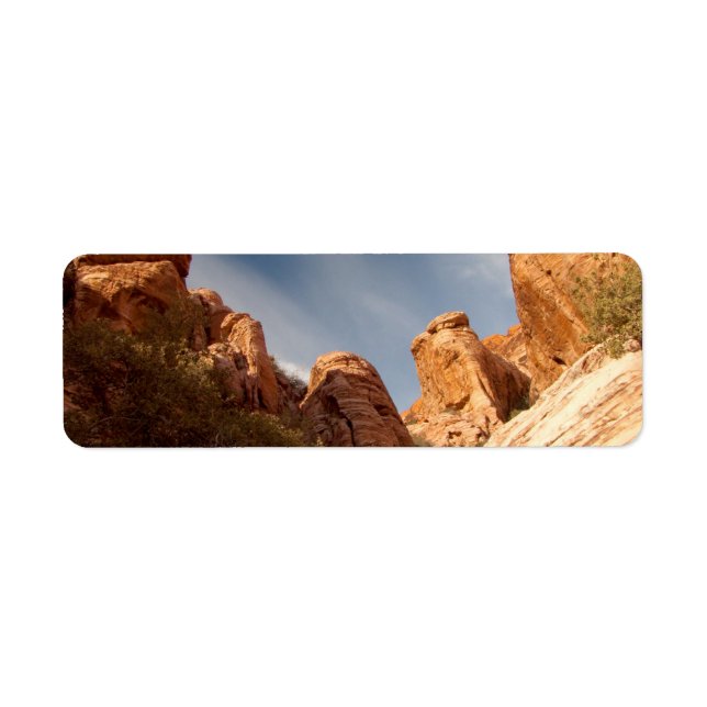 Etiqueta Torres de Red Rock (Frente)