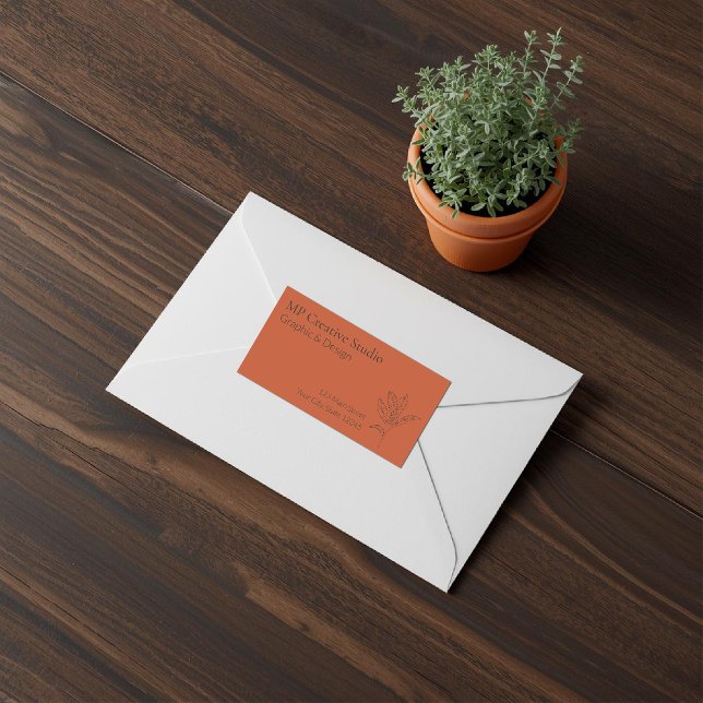 Etiqueta Toskana Rustic Elegance (Criador carregado)