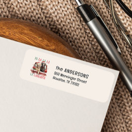 ETIQUETA TRABALHADORES DO CAMINHÃO VERMELHO FA LA CHRISTMAS