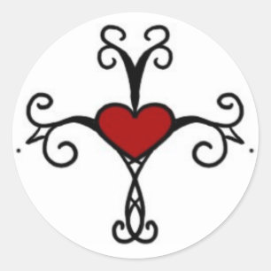 Etiqueta transversal gótico