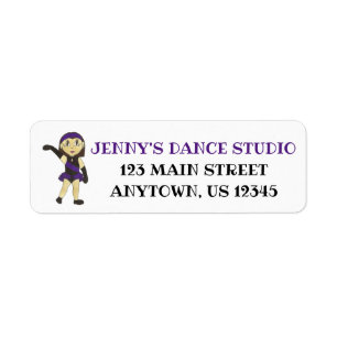Etiqueta Treinador Jazz Instrutor de Dança Personalizado St