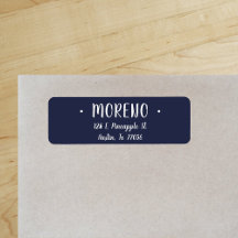 Trendy | Família | Azul-meia-noite | Endereço de d