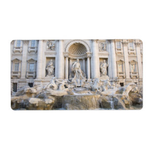 Etiqueta Trevi Fountain