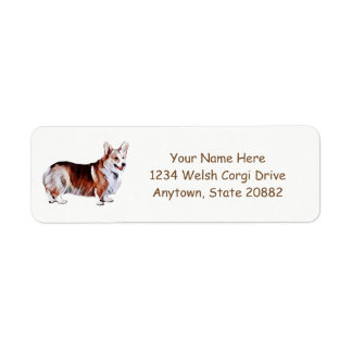 Etiqueta Tricolor Welsh Corgi
