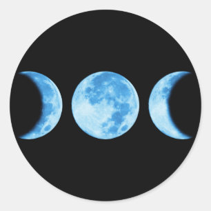 Etiqueta trifásica da lua