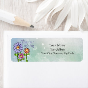 Etiqueta Trio da Flor de Portas Colorida