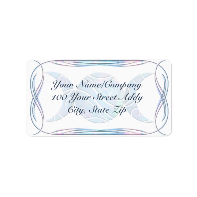 Etiqueta Triple Moon Opal (Frente)