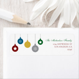 Etiqueta Troca de Enfeites de Natal