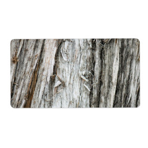 Etiqueta tronco de árvore