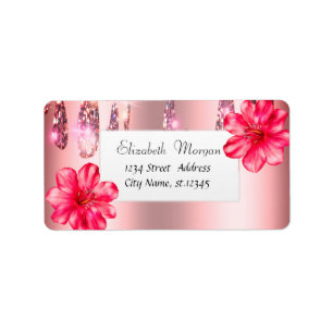 Etiqueta Tropical Moderna, Hibiscus, Drives