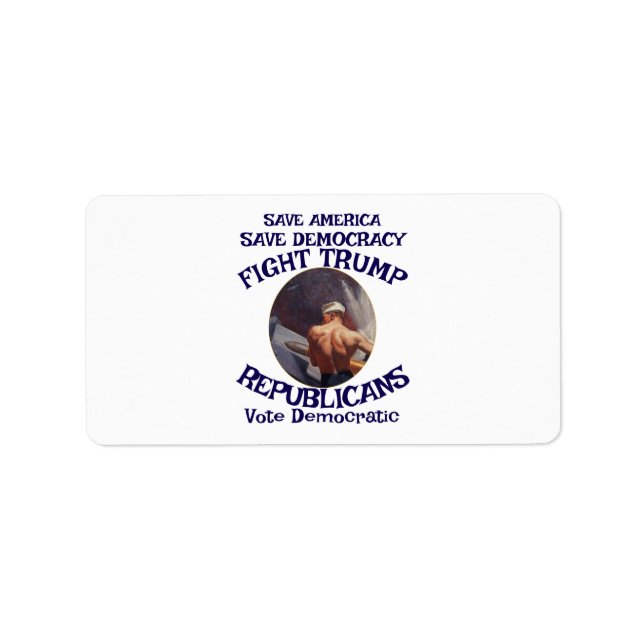 Etiqueta Trump (Frente)