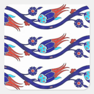 etiqueta turca da tulipa