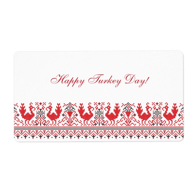 ETIQUETA TURQUIA DAQUELA FOLKLORE (Frente)