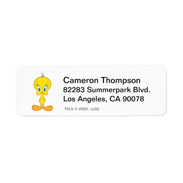 Etiqueta TWEETY™ | Passarinho Inocente (Frente)