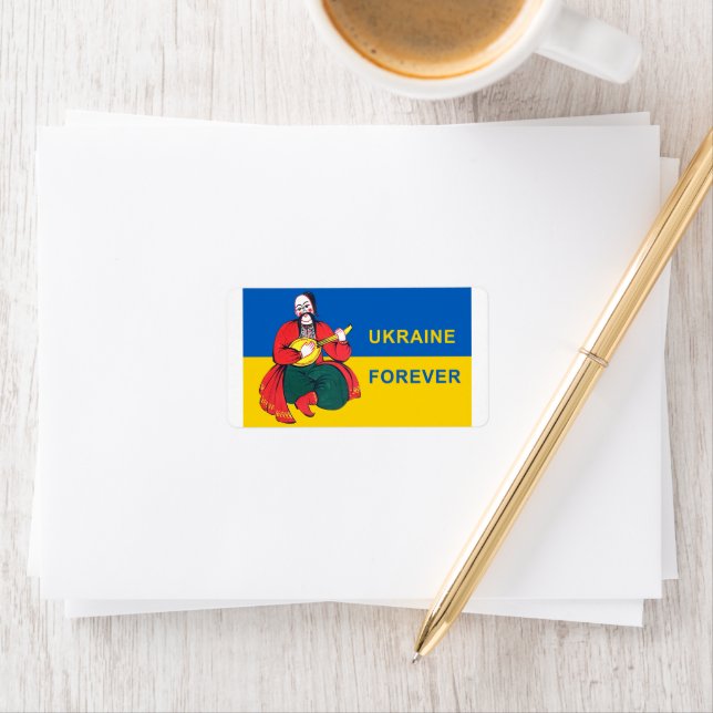 Etiqueta Ucrânia para sempre (Insitu)