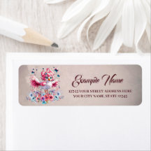 Um flamingo bonito no estilo cartoon,