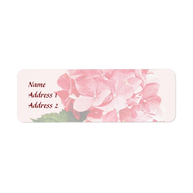 Etiqueta Um Hydrangea Cluster Wedproducts (Frente)