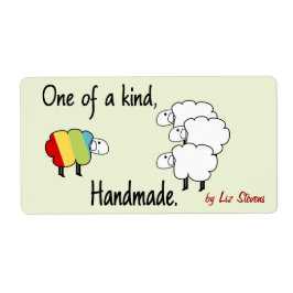 Etiqueta Um Rótulo Feita À Mão