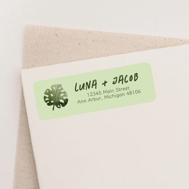 Etiqueta Um selvagem está no caminho Endereço de devolução  (Criador carregado)