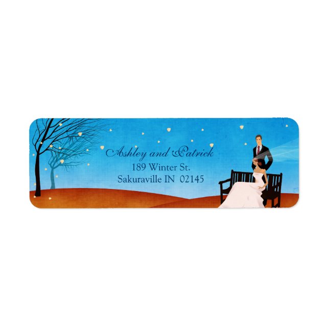 Etiqueta Uma história de queda (no amor) (Frente)