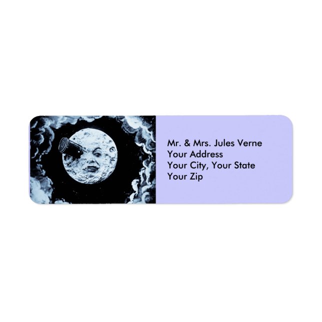 Etiqueta Uma viagem à lua (Frente)