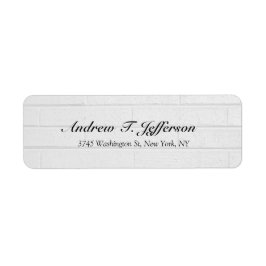 Etiqueta Único profissional de escrita manual da cinza