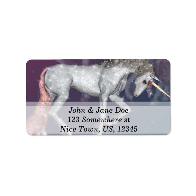 Etiqueta Unicórnio (Frente)