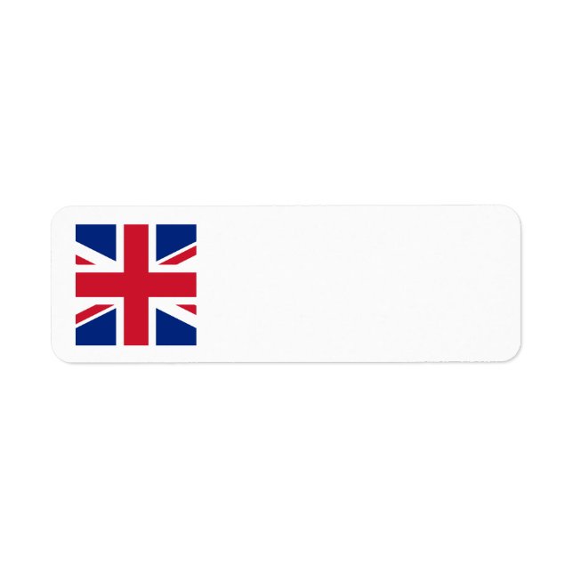 Etiqueta Union Jack (Frente)