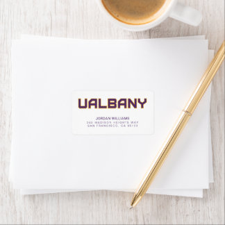Etiqueta Universidade de Albany Wordmark